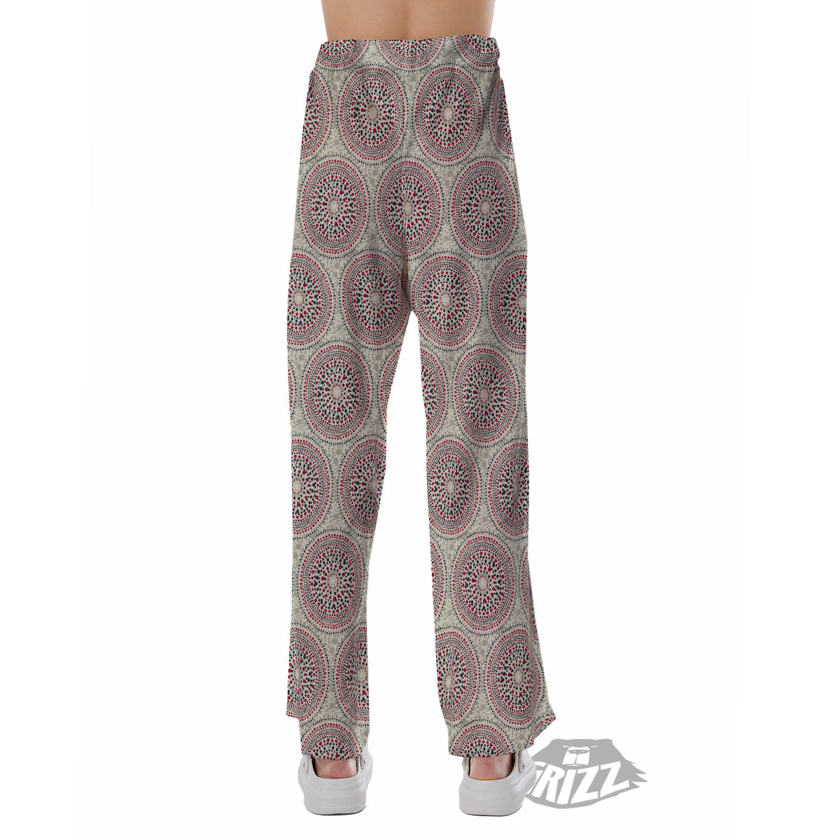 Indigenous Dot Aboriginal Print Pattern Pajama Pants-grizzshop