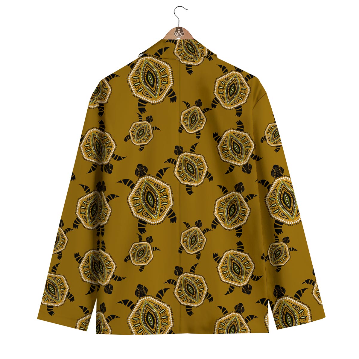 Indigenous Turtle Men's Blazer-grizzshop