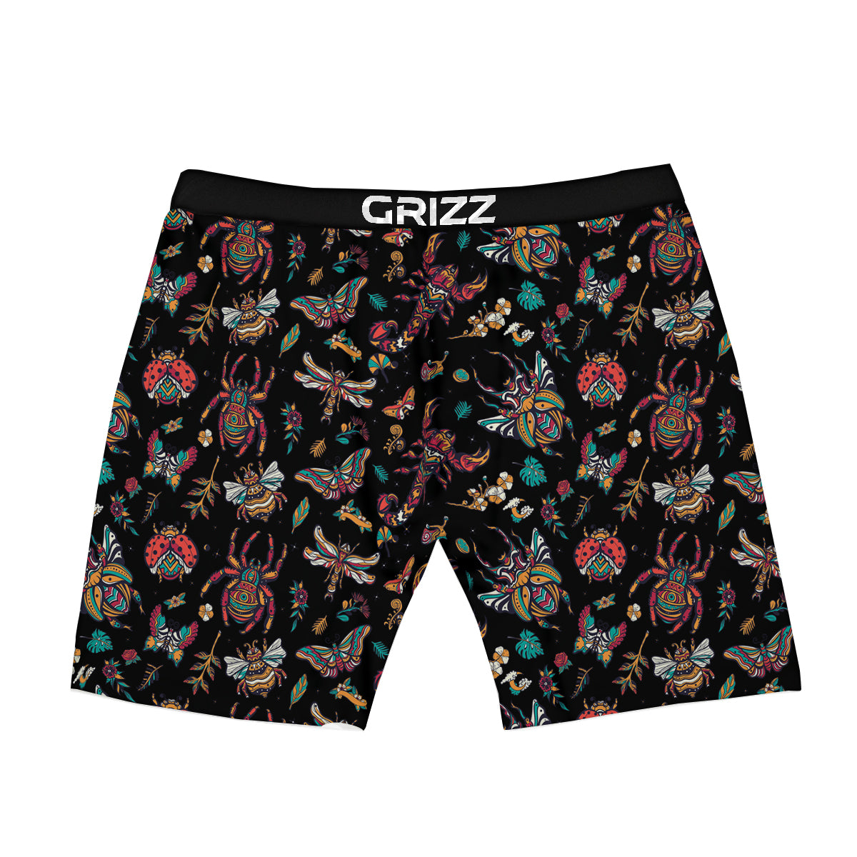 Insect Old School Tattoo Print Pattern Boxer Briefs-grizzshop