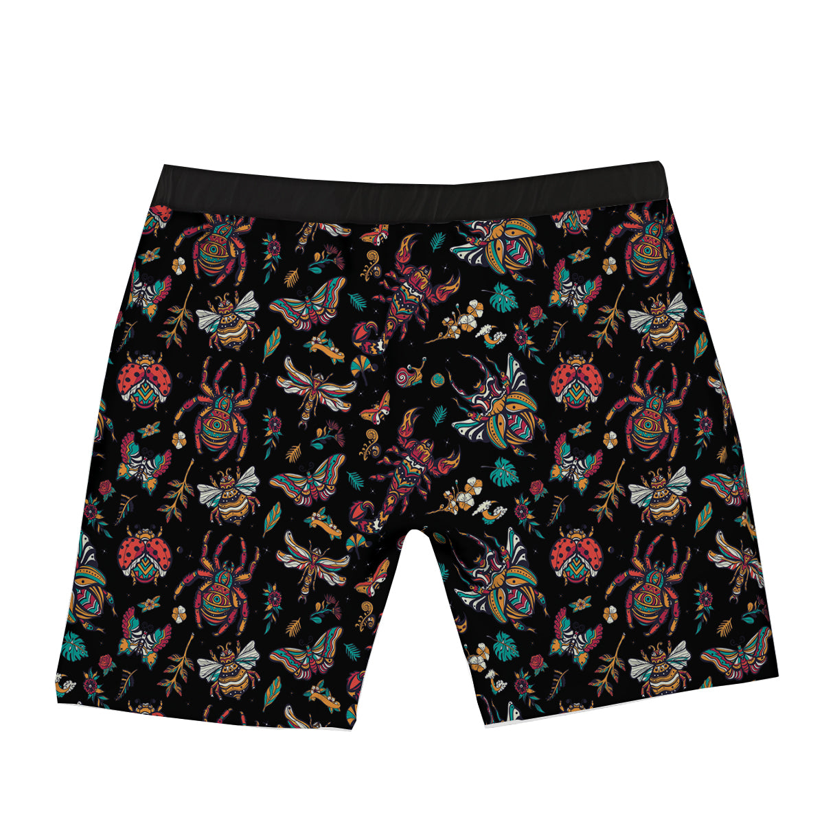 Insect Old School Tattoo Print Pattern Boxer Briefs-grizzshop