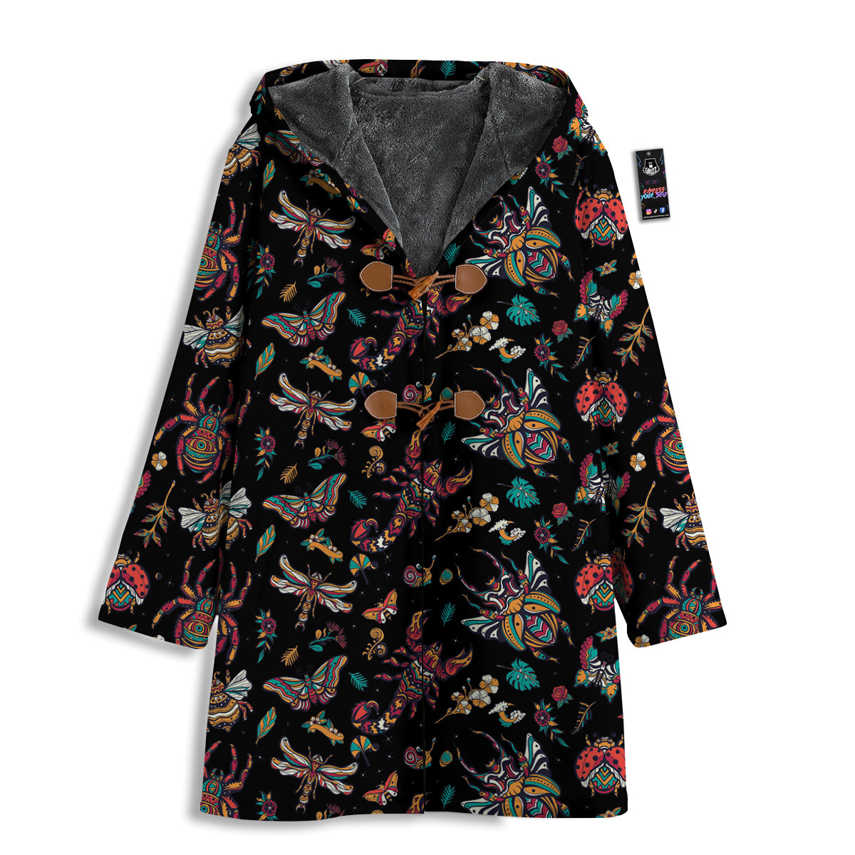 Insect Old School Tattoo Print Pattern Men's Windbreaker Jacket-grizzshop