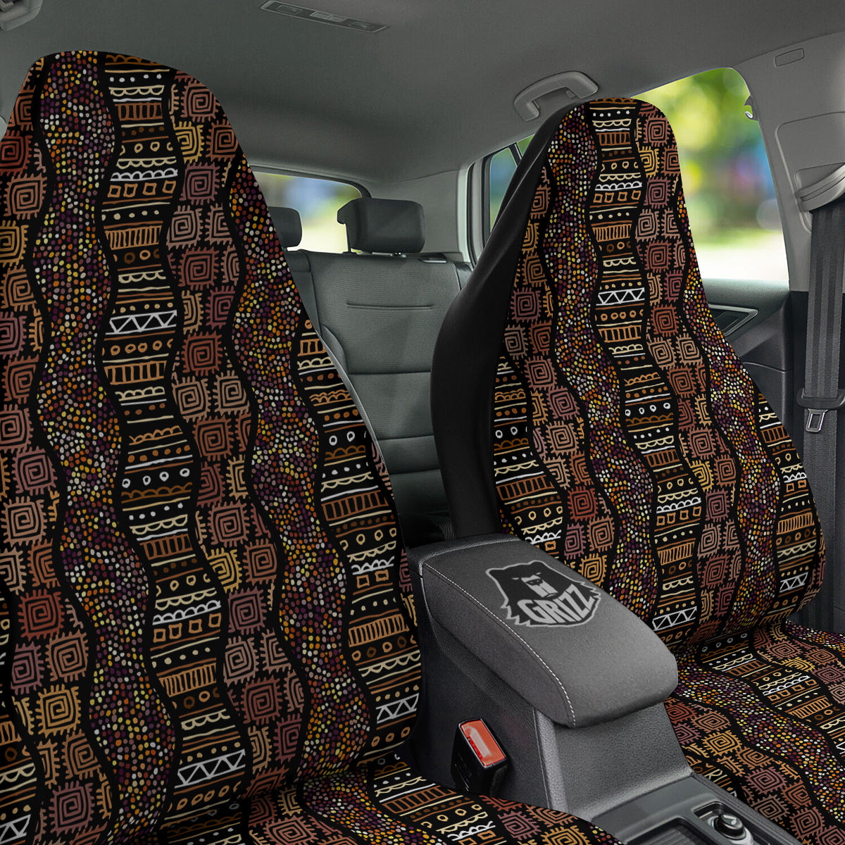 Inspired African Afro Print Pattern Car Seat Covers-grizzshop