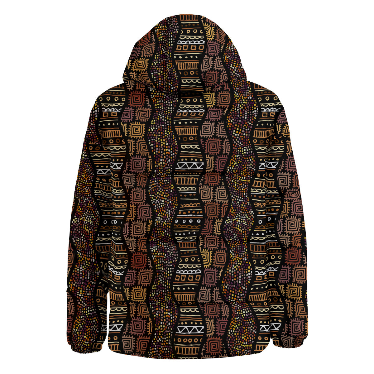 Inspired African Afro Print Pattern Down Jacket-grizzshop