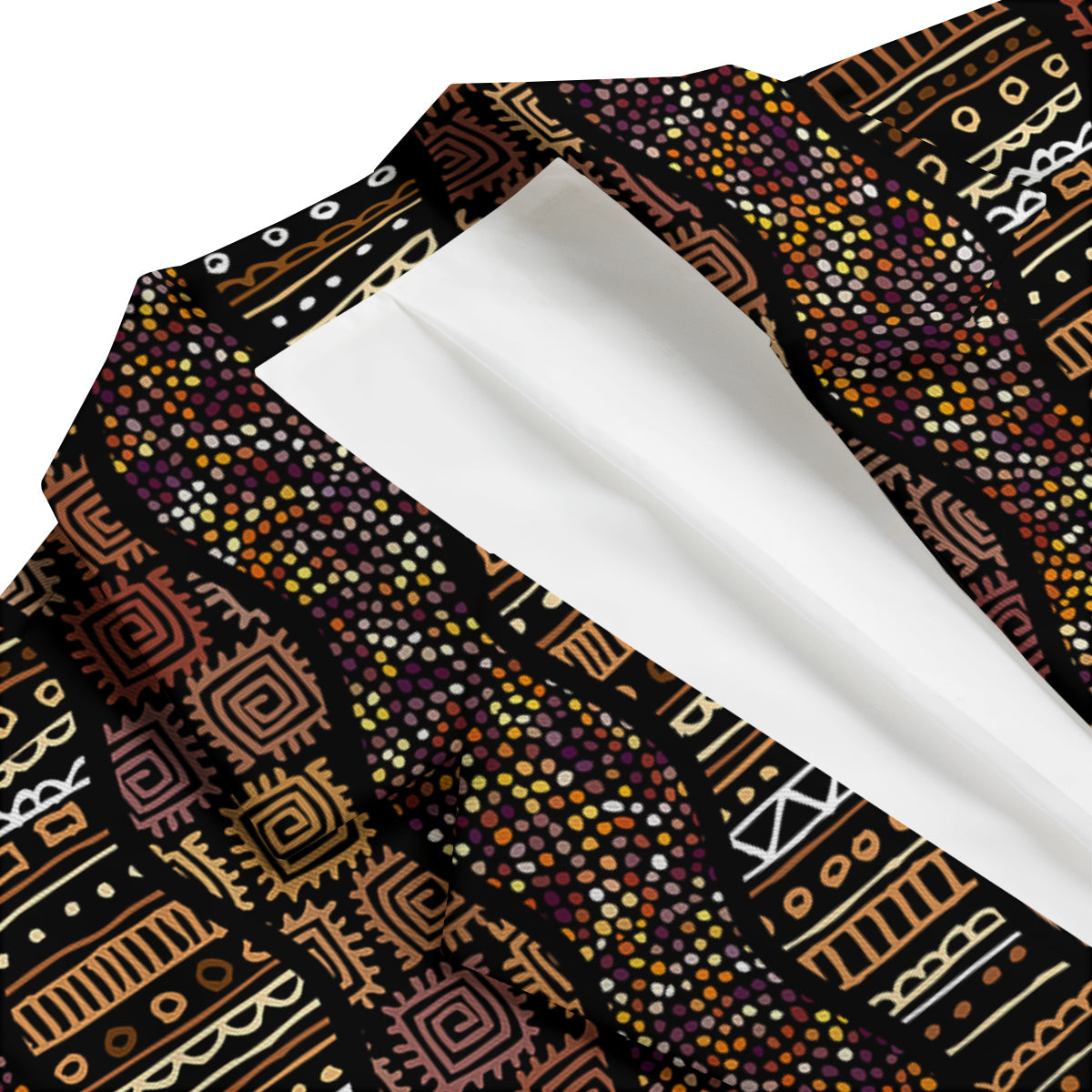 Inspired African Afro Print Pattern Men's Blazer-grizzshop