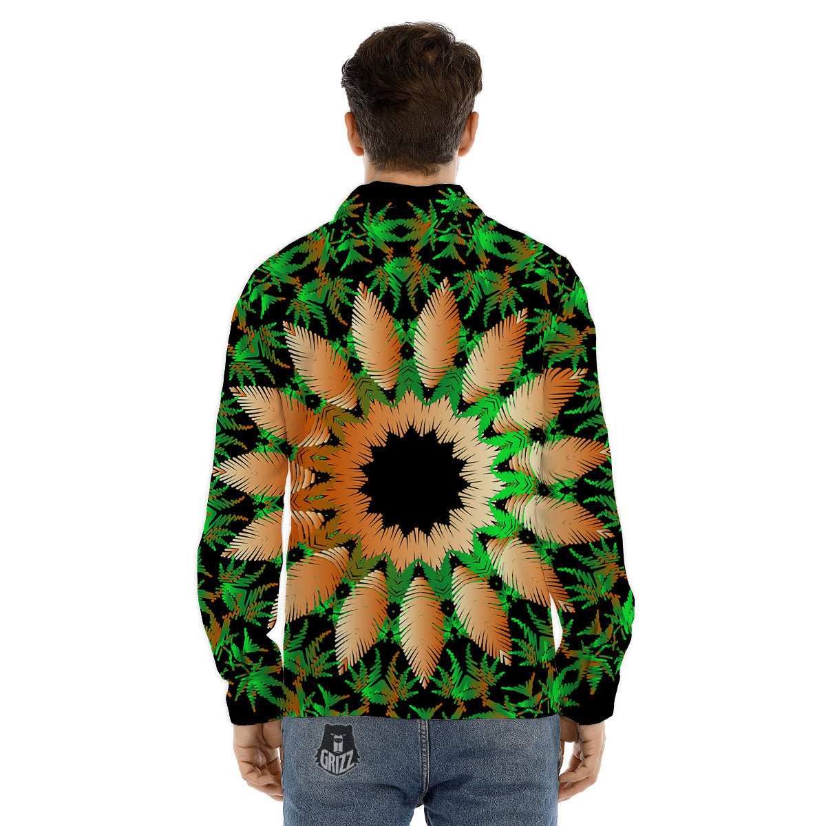 Inspired African Afro Print Pattern Men's Dress Shirts-grizzshop