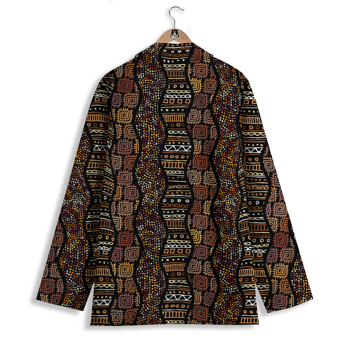 Inspired African Afro Print Pattern Women's Blazer-grizzshop