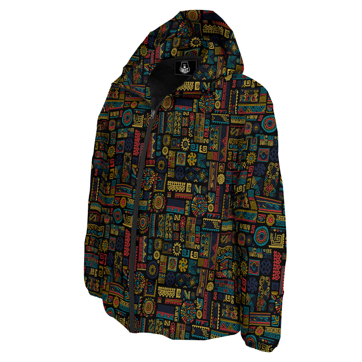 Inspired African Tribal Print Pattern Down Jacket-grizzshop