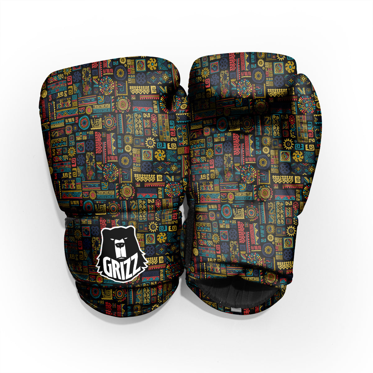 Inspired African Tribal Print Pattern Pro Boxing Glove