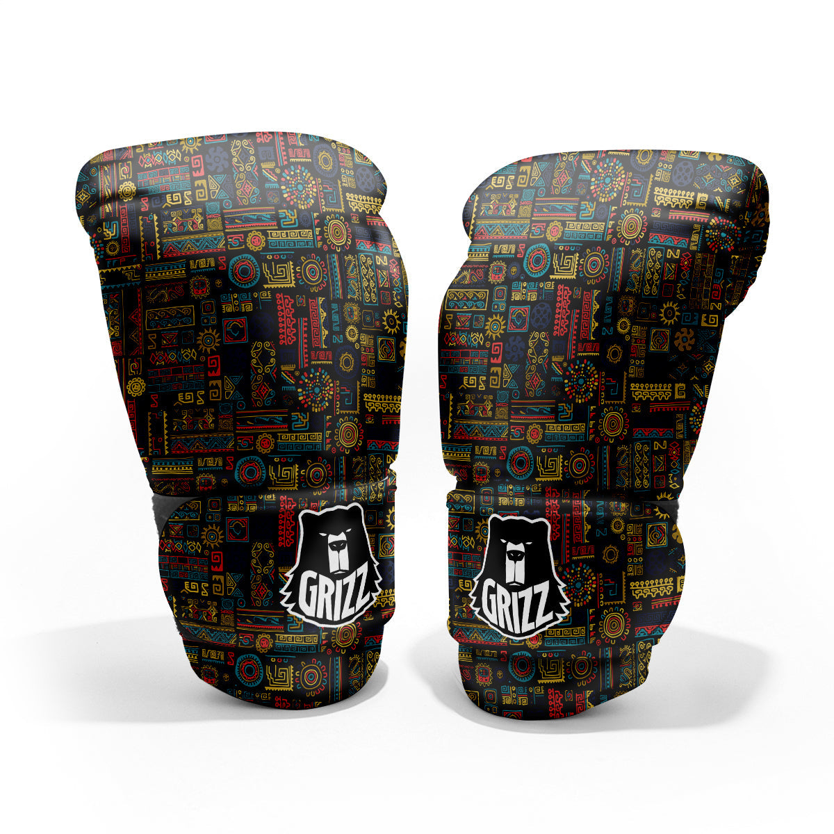 Inspired African Tribal Print Pattern Pro Boxing Glove