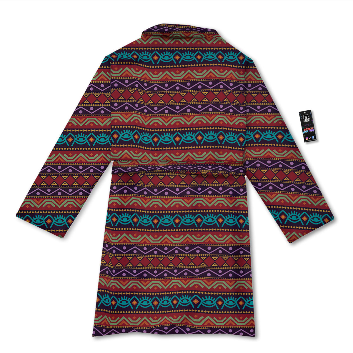Inspired Afro Ethnic Print Bathrobe-grizzshop