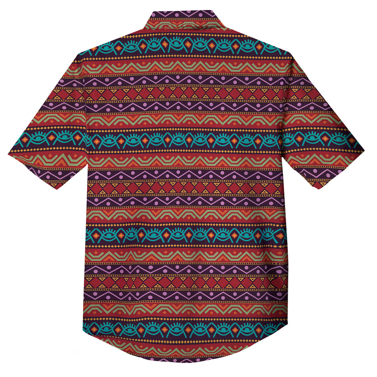 Inspired Afro Ethnic Print Button Up Shirt-grizzshop