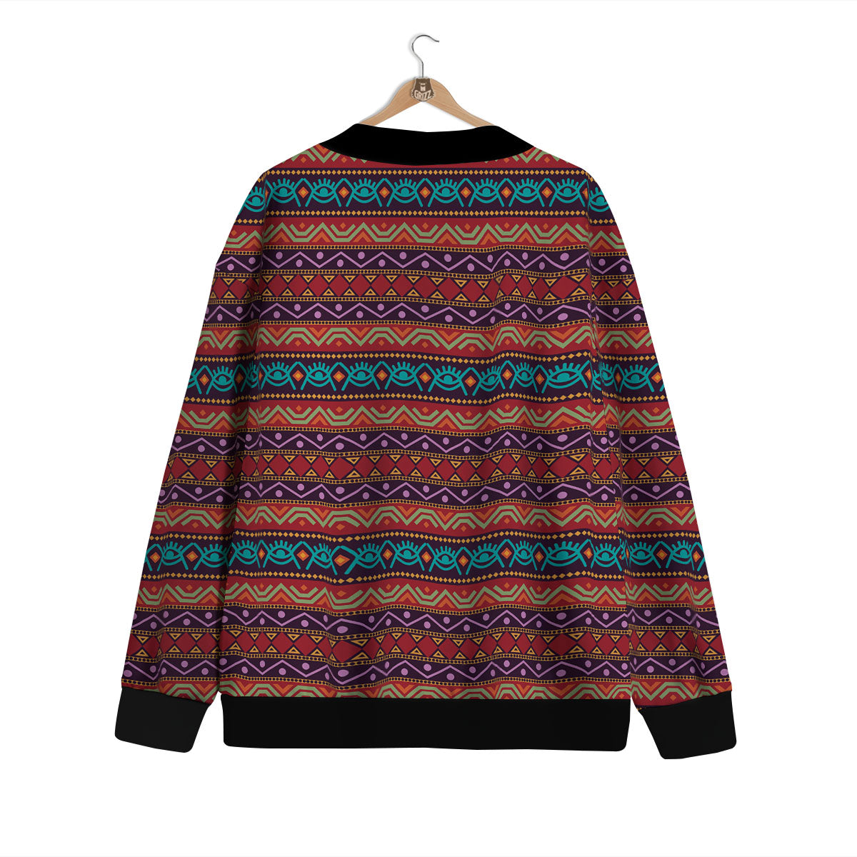 Inspired Afro Ethnic Print Cardigan-grizzshop