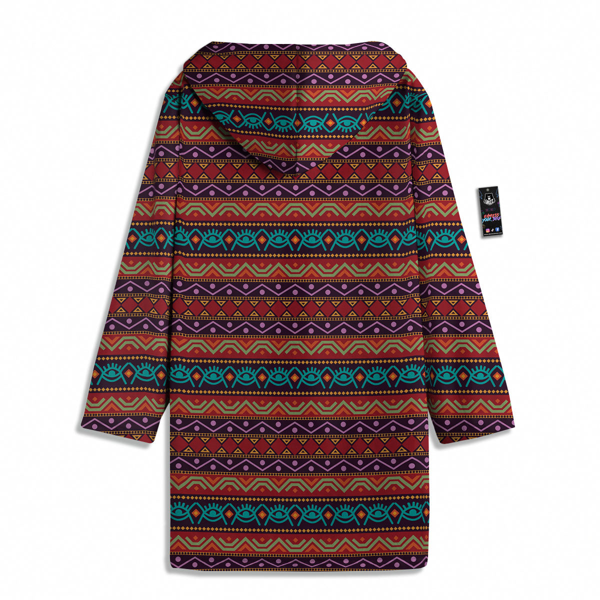 Inspired Afro Ethnic Print Men's Windbreaker Jacket-grizzshop