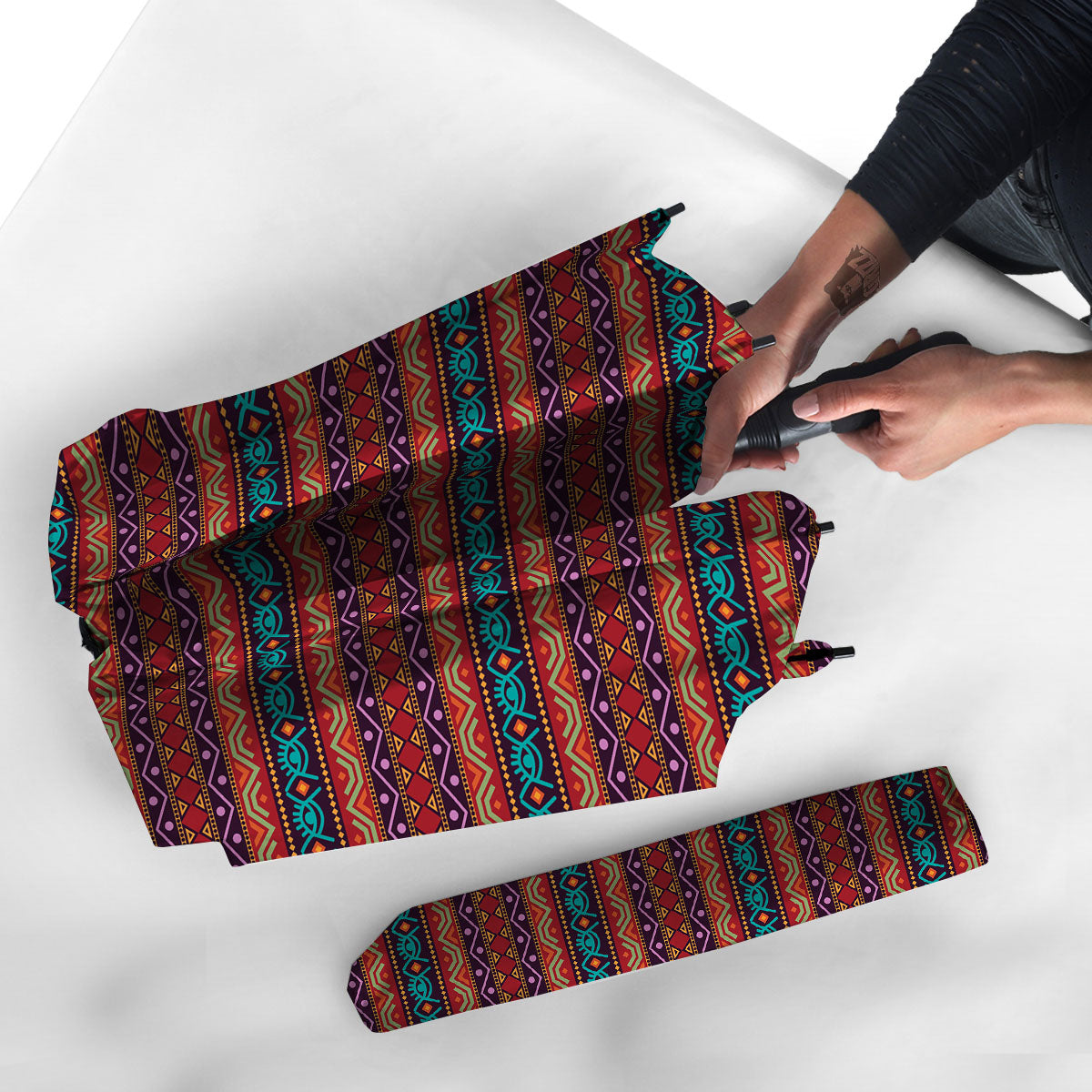 Inspired Afro Ethnic Print Umbrella-grizzshop