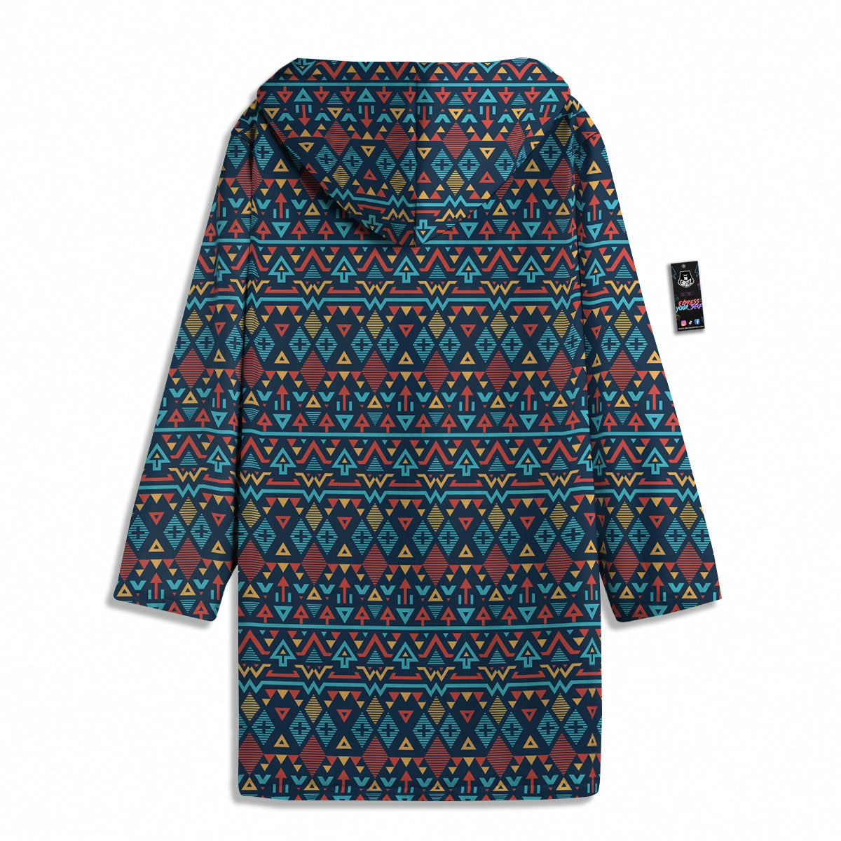Inspired Ethnic African Print Pattern Men's Windbreaker Jacket-grizzshop