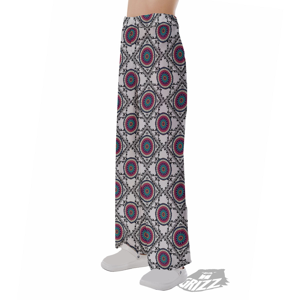 Inspired Native Indian Print Pattern Pajama Pants-grizzshop