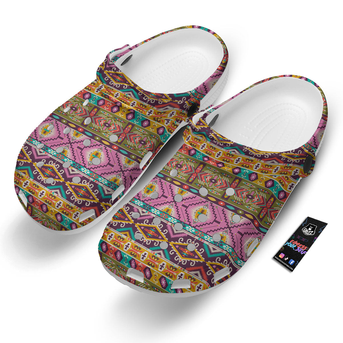 Inspired Native Print Pattern Clog-grizzshop