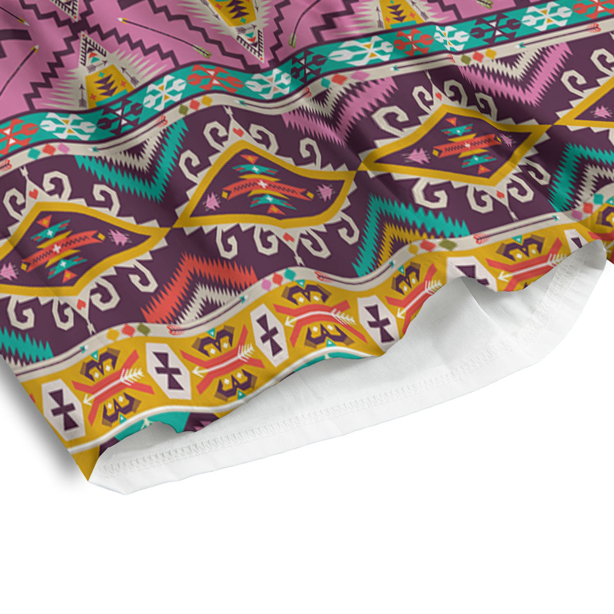 Inspired Native Print Pattern Men's Athletic Shorts-grizzshop