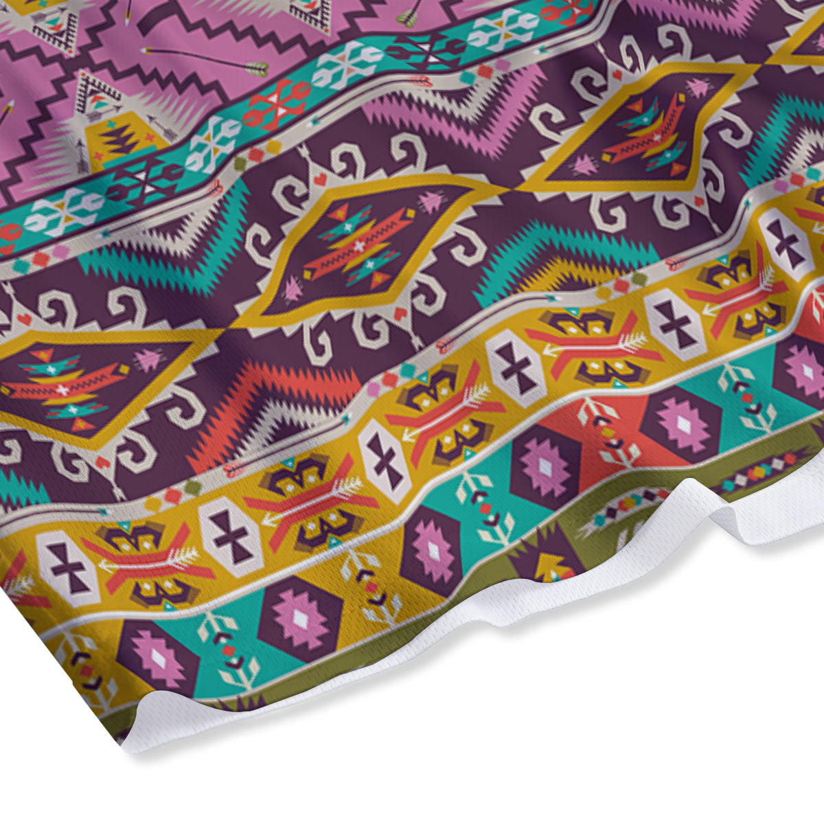 Inspired Native Print Pattern Mesh Shorts-grizzshop