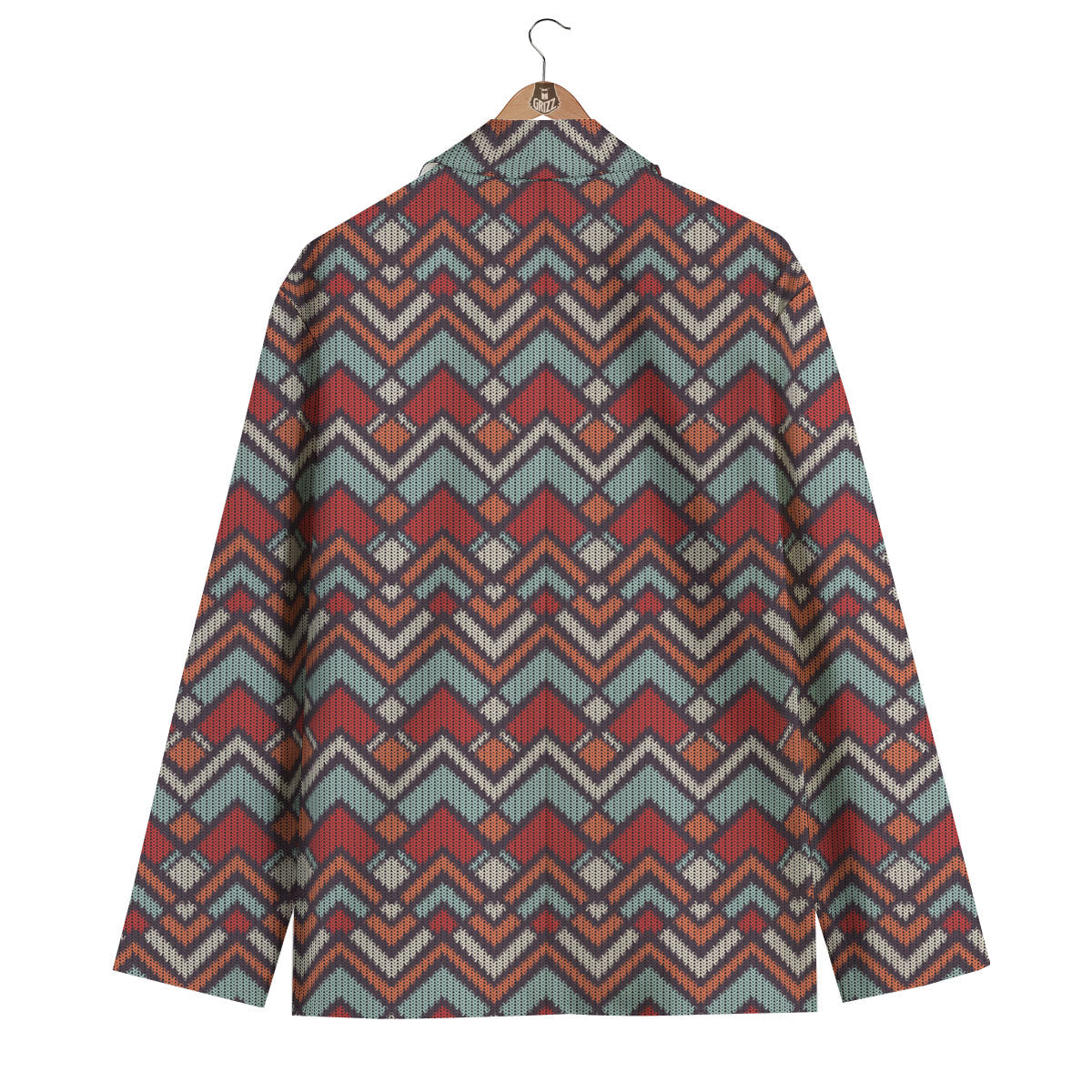 Inspired Native Tribal Print Pattern Men's Blazer-grizzshop