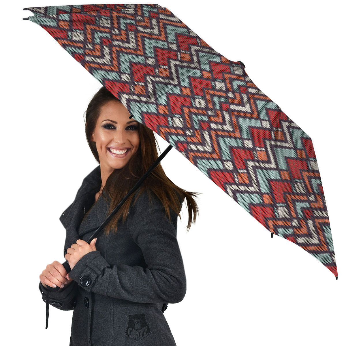 Inspired Native Tribal Print Pattern Umbrella-grizzshop