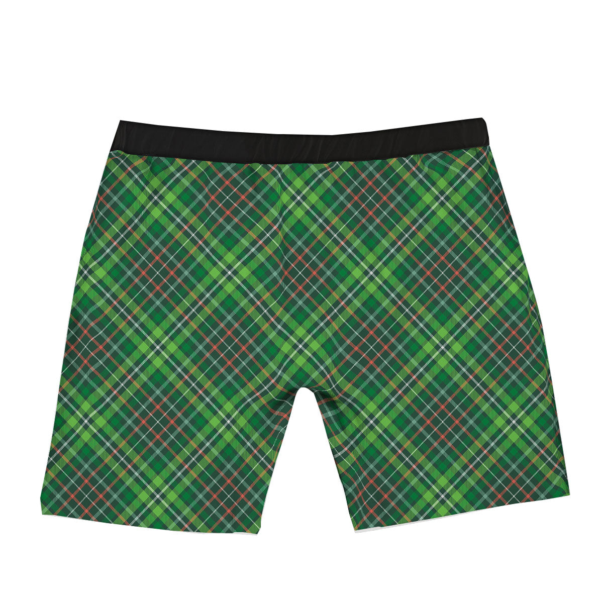 Irish Tartan Saint Patrick's Day Print Pattern Boxer Briefs-grizzshop