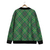 Irish Tartan Saint Patrick's Day Print Pattern Cardigan-grizzshop