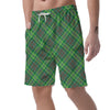 Irish Tartan Saint Patrick's Day Print Pattern Men's Shorts-grizzshop