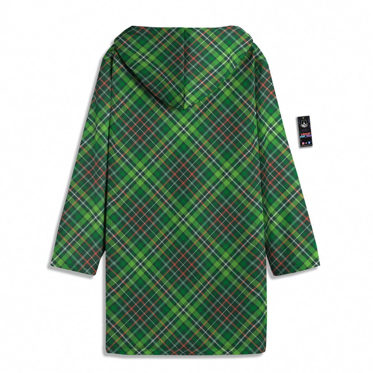 Irish Tartan Saint Patrick's Day Print Pattern Men's Windbreaker Jacket-grizzshop