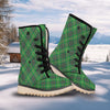 Irish Tartan Saint Patrick's Day Print Pattern Snow Boots-grizzshop