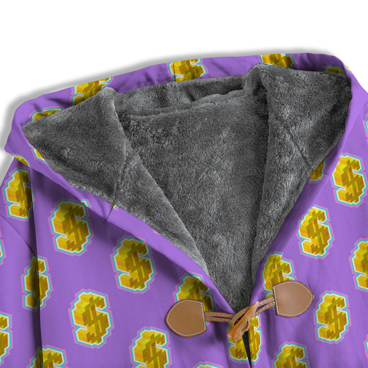 Isometric Gold Dollar Print Pattern Men's Windbreaker Jacket-grizzshop