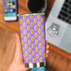 Isometric Gold Dollar Print Pattern Tumbler-grizzshop