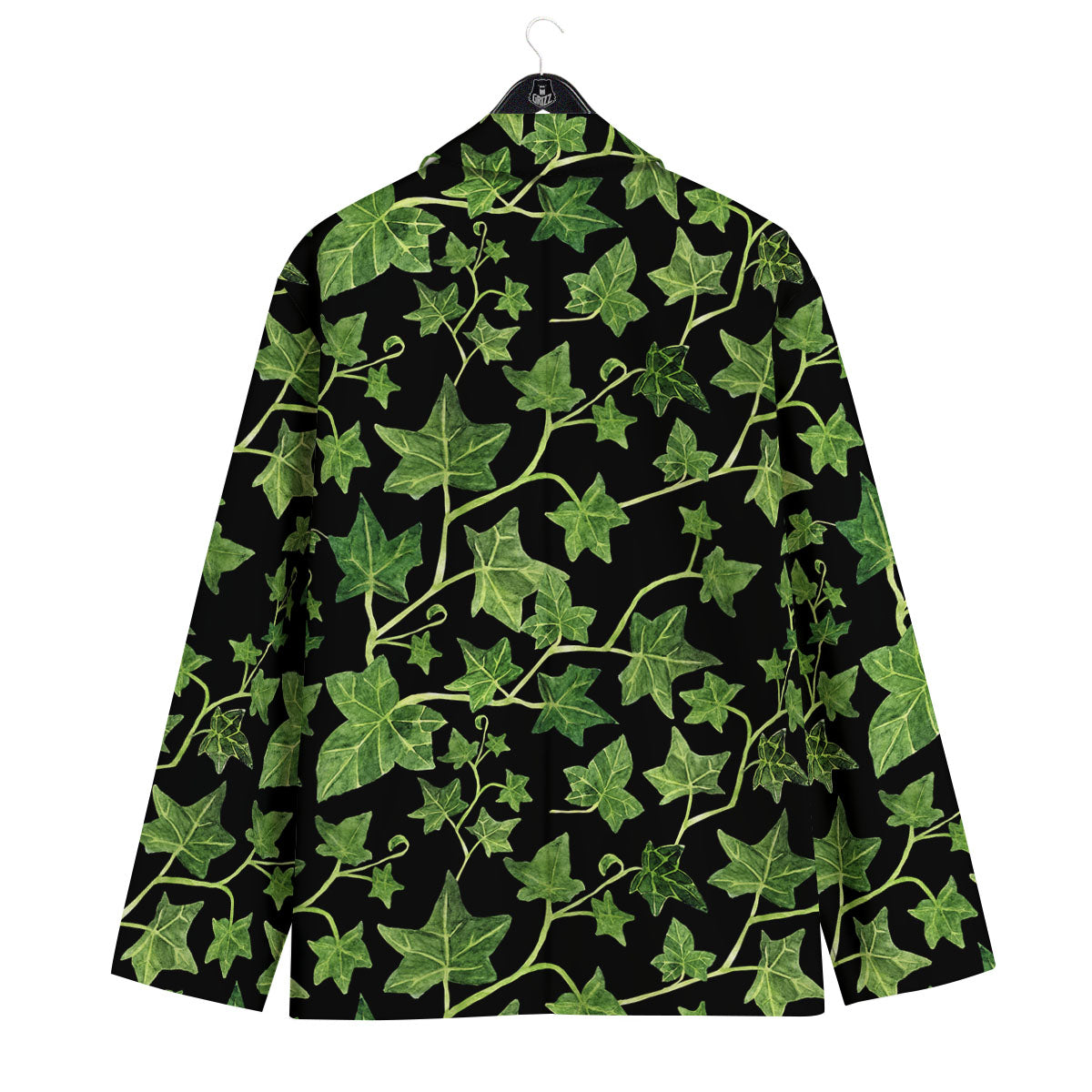 Ivy Leaf Green Print Men's Sport Coat-grizzshop