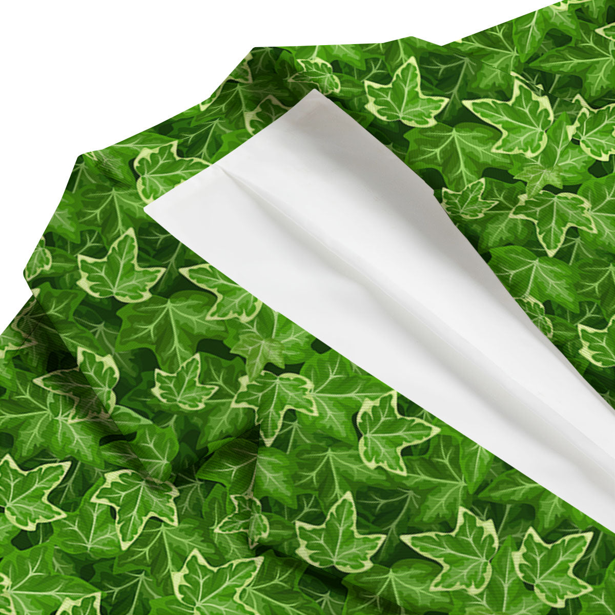 Ivy Leaf Green Print Pattern Men's Blazer-grizzshop