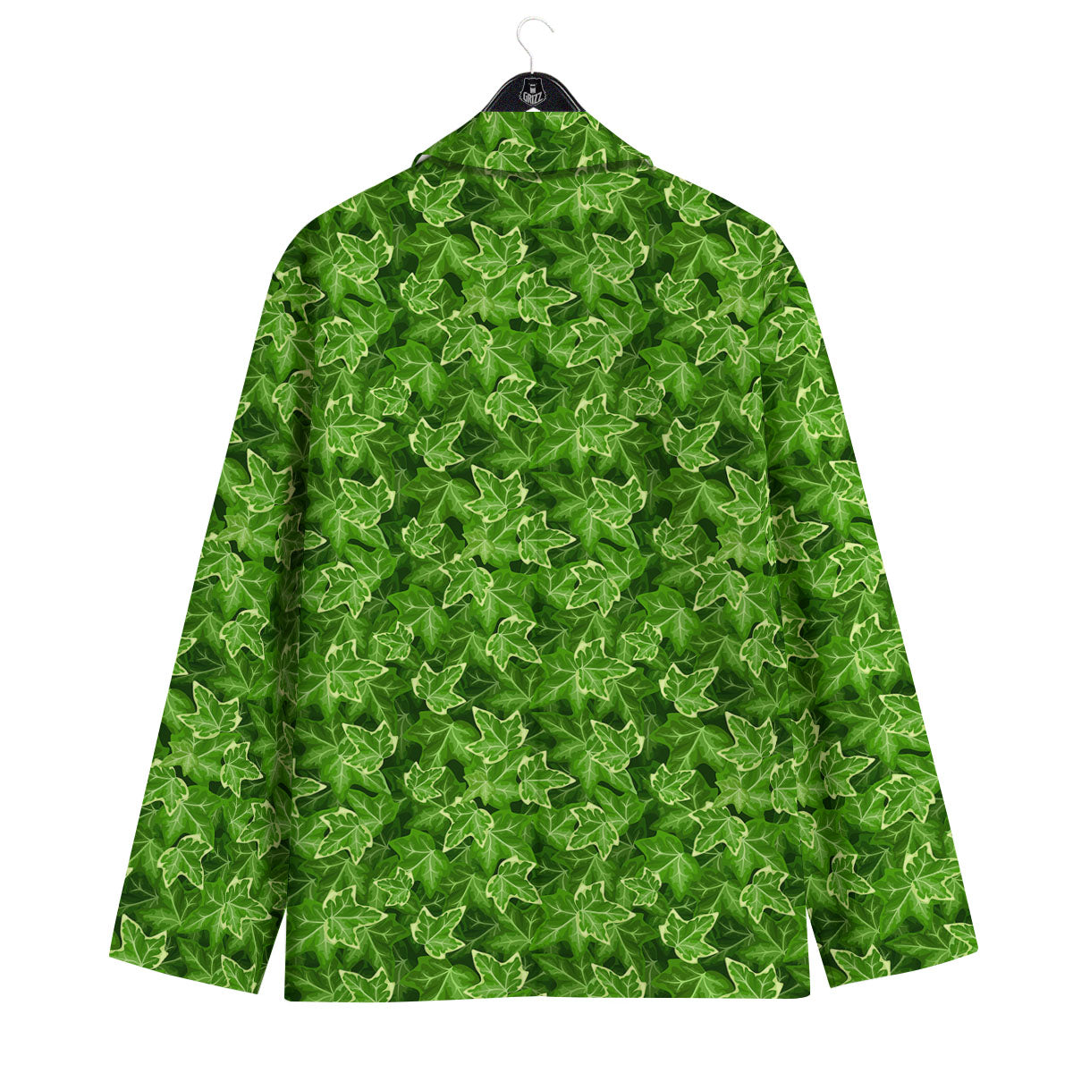 Ivy Leaf Green Print Pattern Men's Sport Coat-grizzshop