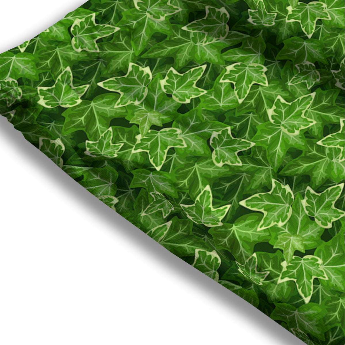 Ivy Leaf Green Print Pattern Mesh Shorts