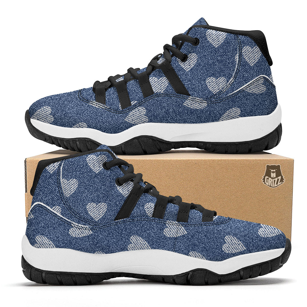 Ivy Wall Green Print Black Bball Shoes-grizzshop