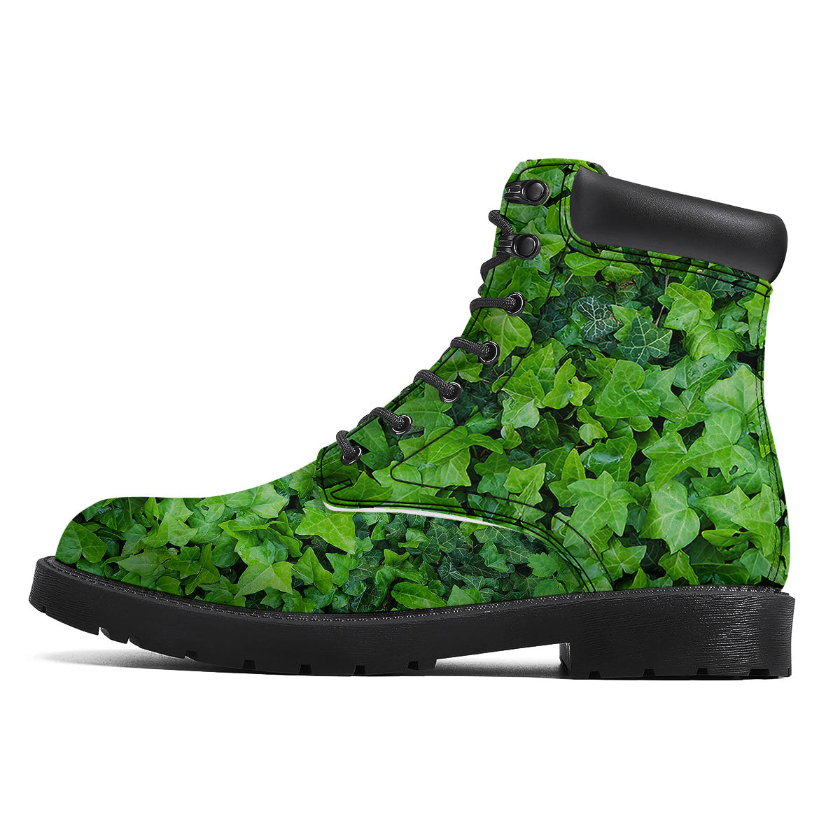 Ivy Wall Green Print Boots-grizzshop