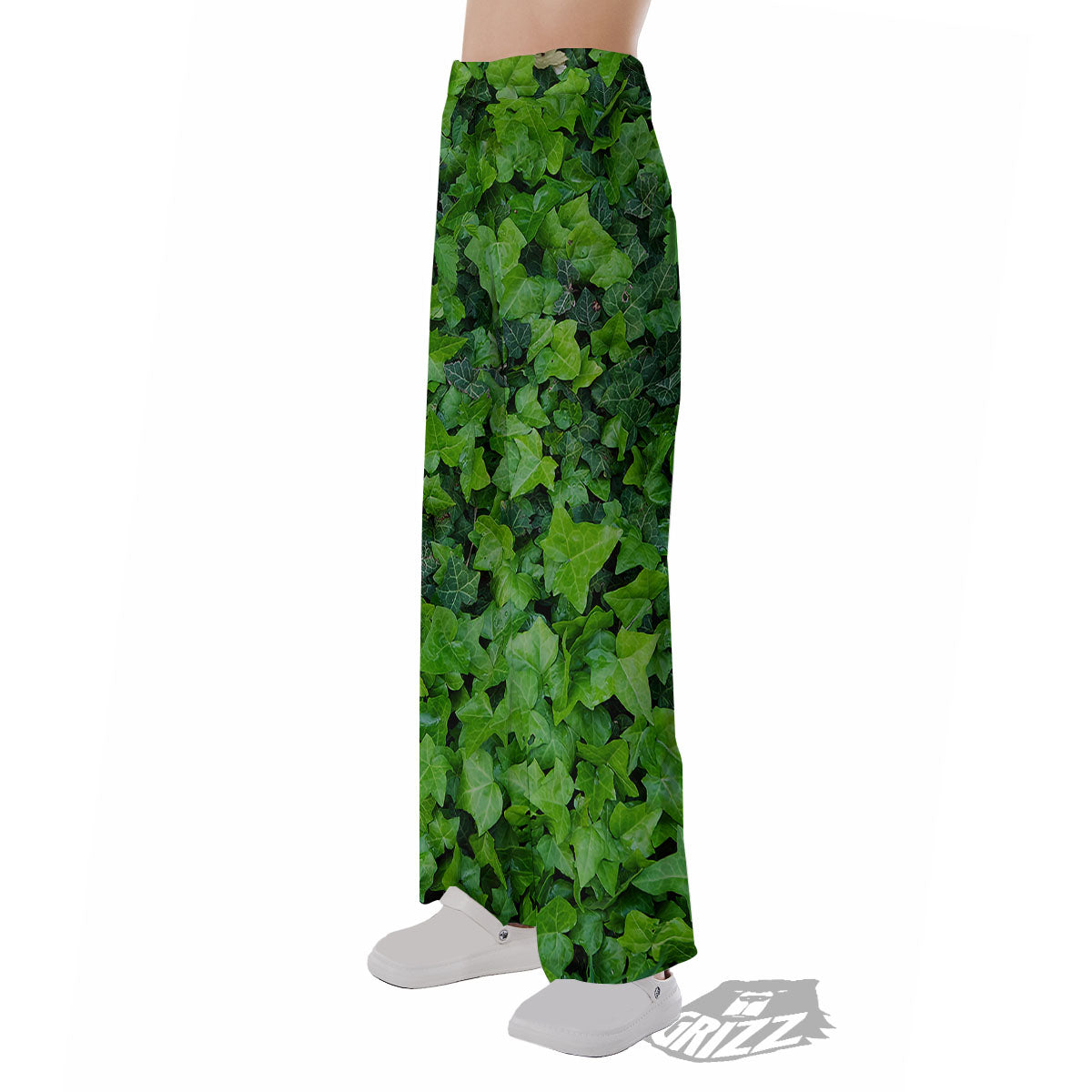 Ivy Wall Green Print Pajama Pants-grizzshop