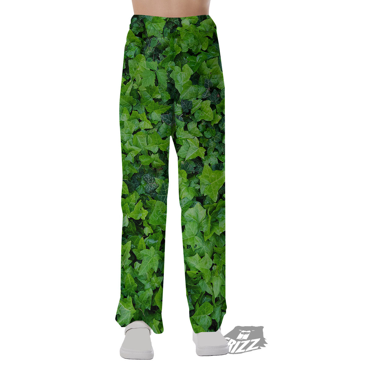 Ivy Wall Green Print Pajama Pants-grizzshop