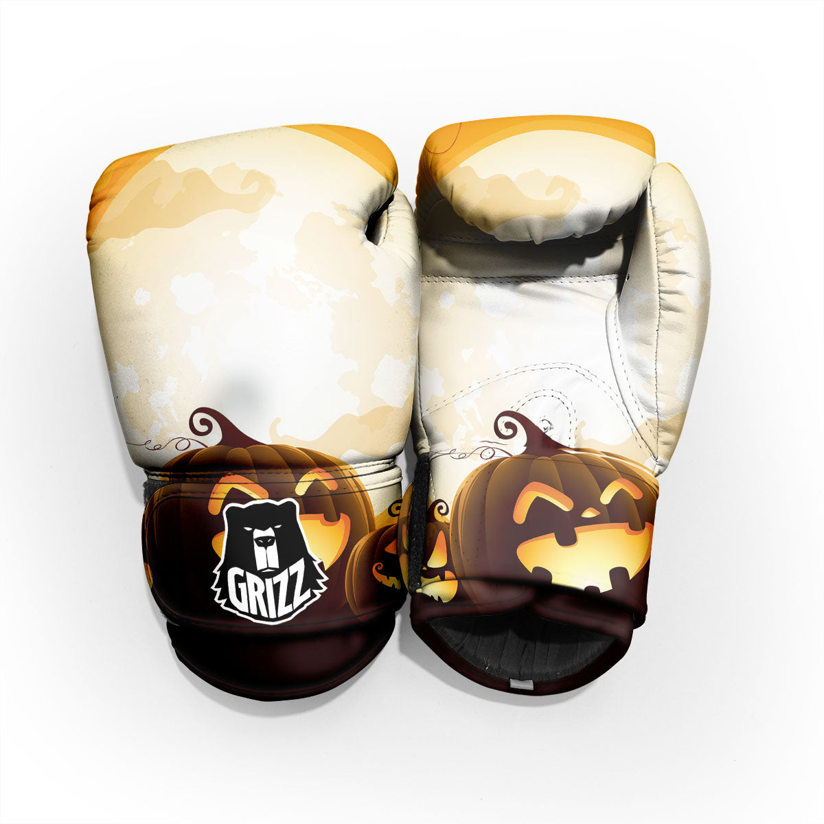 Jack-O'-Lantern Pumpkin Halloween Print Pro Boxing Glove
