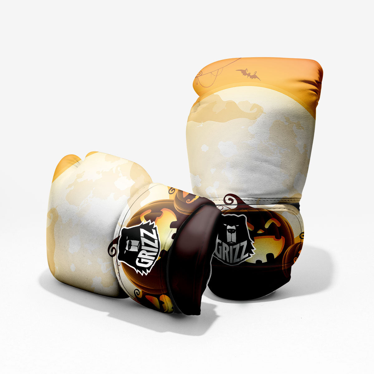 Jack-O'-Lantern Pumpkin Halloween Print Pro Boxing Glove