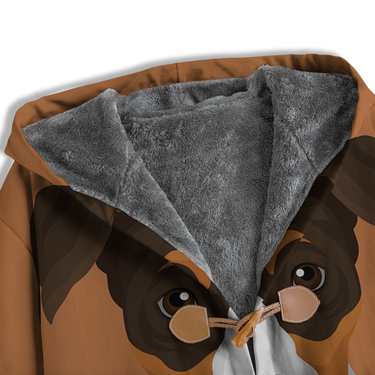 Jack Russell Terrier Cartoon Print Men's Windbreaker Jacket-grizzshop