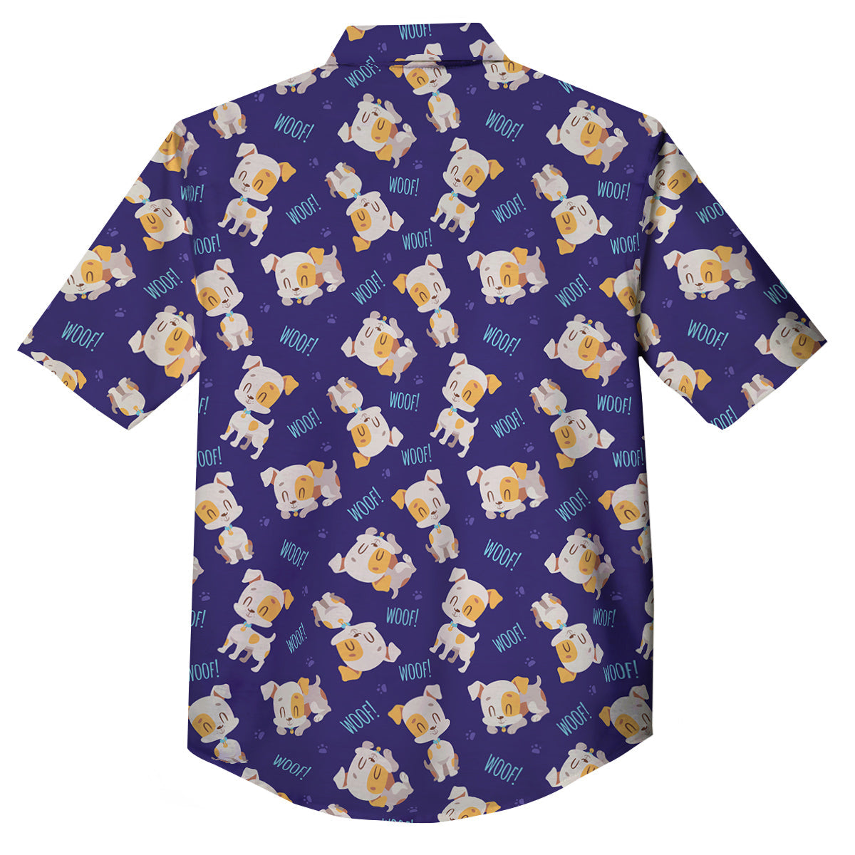 Jack Russell Terrier Cute Print Pattern Button Up Shirt-grizzshop