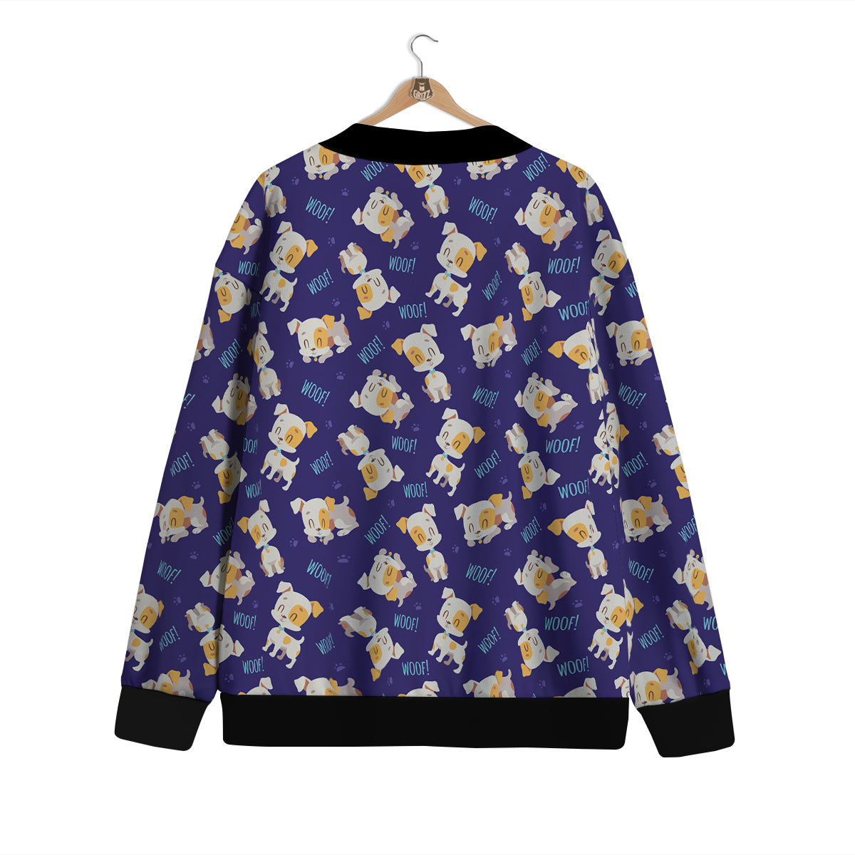 Jack Russell Terrier Cute Print Pattern Cardigan-grizzshop