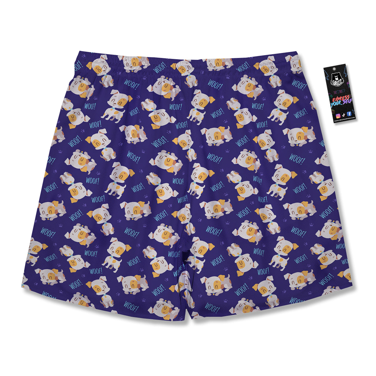 Jack Russell Terrier Cute Print Pattern Men's Running Shorts-grizzshop
