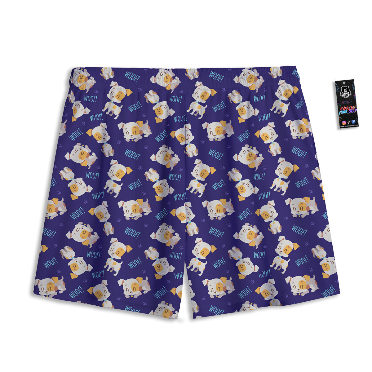 Jack Russell Terrier Cute Print Pattern Mesh Shorts