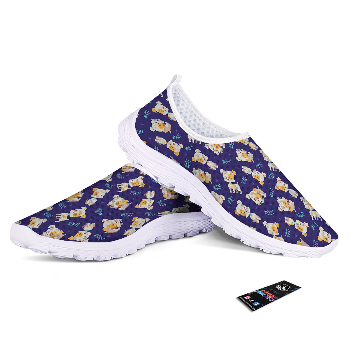 Jack Russell Terrier Cute Print Pattern Nurse Shoes-grizzshop