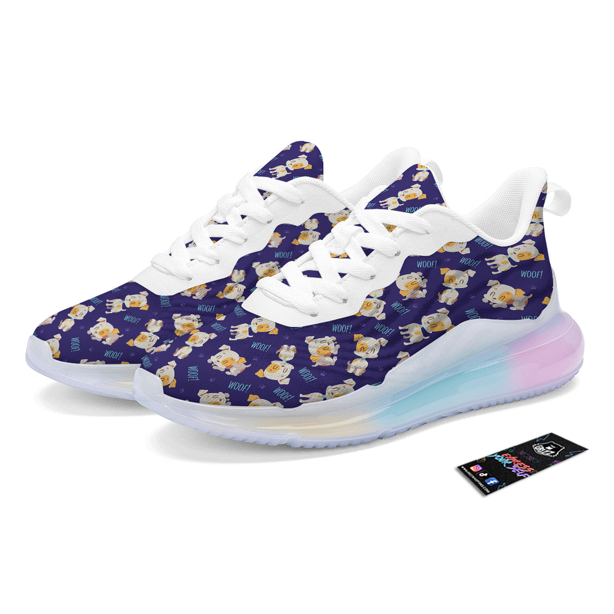 Jack Russell Terrier Cute Print Pattern Running Sneakers-grizzshop