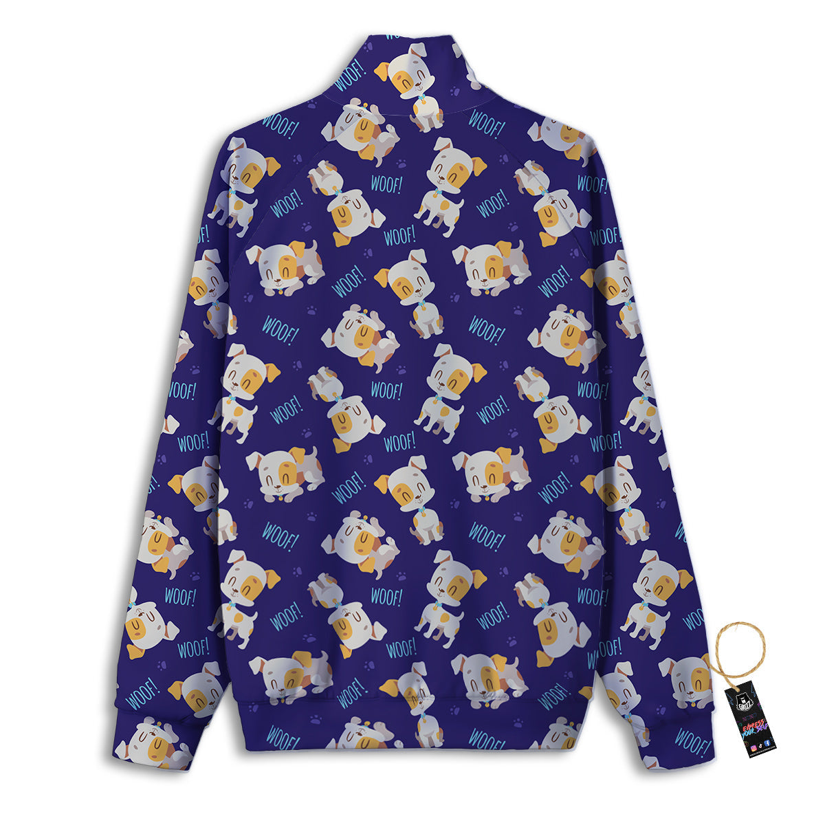 Jack Russell Terrier Cute Print Pattern Track Jacket-grizzshop